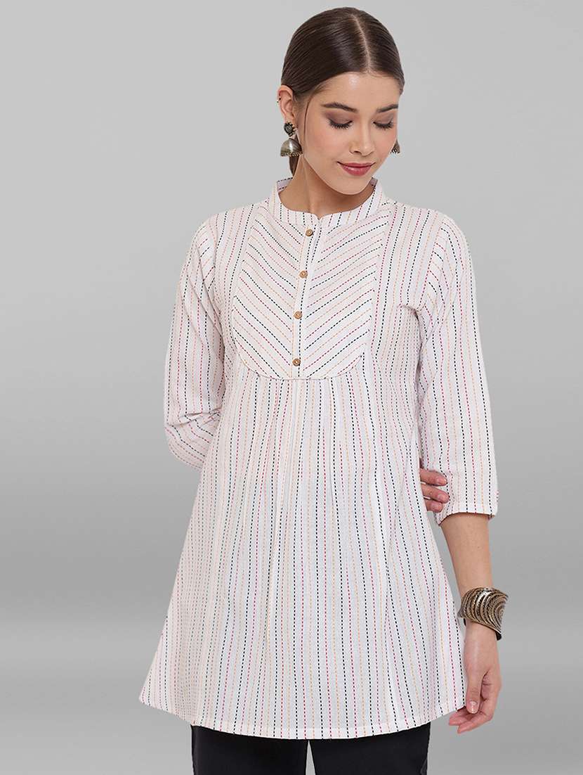 running stitch shirt tunic 