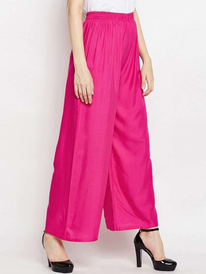 high rise flared palazzo 