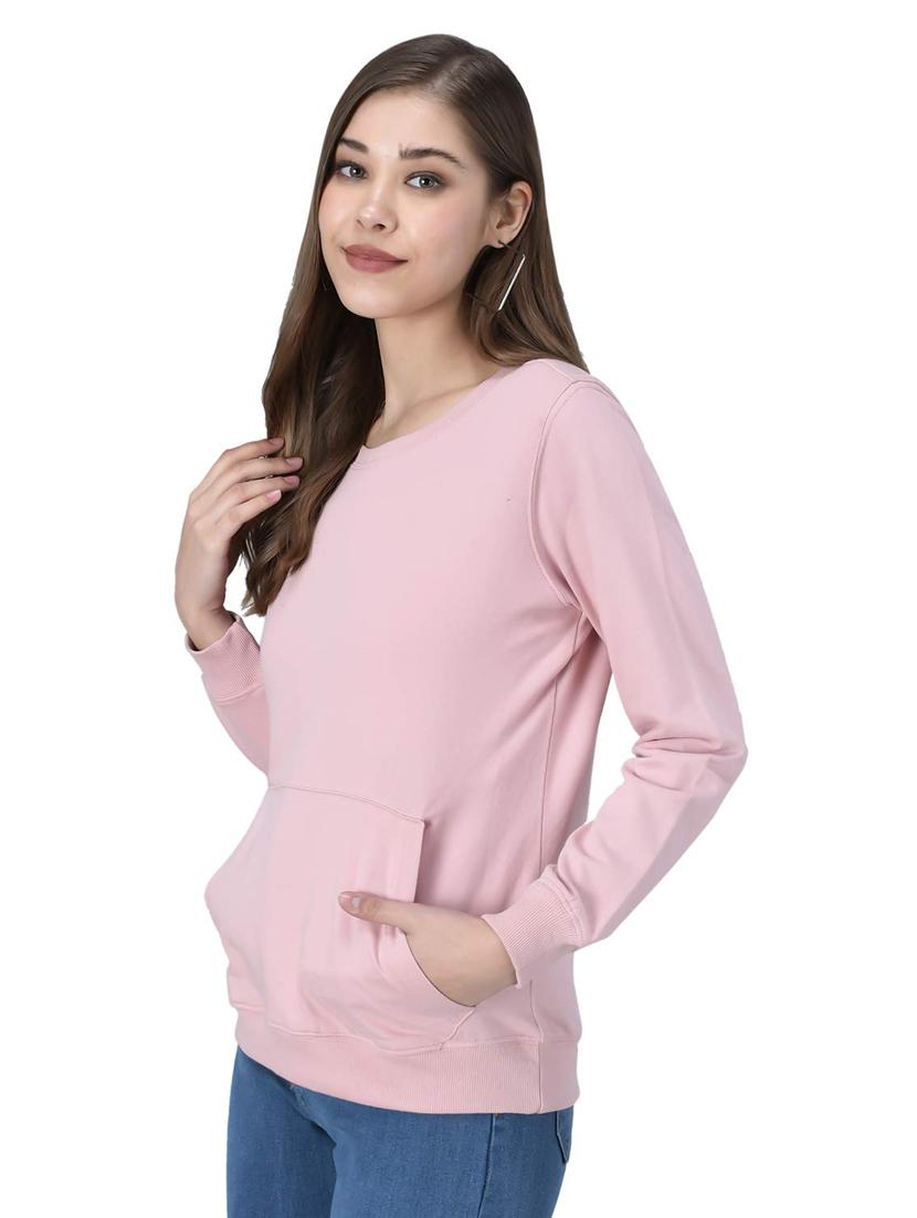 women's plain sweatshirt - 17466567 - Standard Image - 1