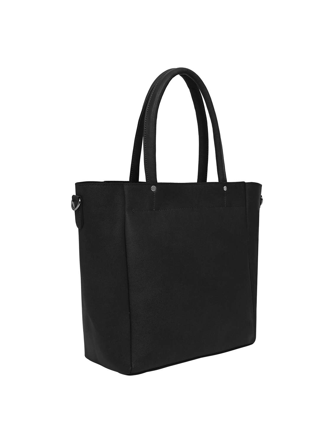 black leatherette (pu) handbag - 17466733 -  Standard Image - 4