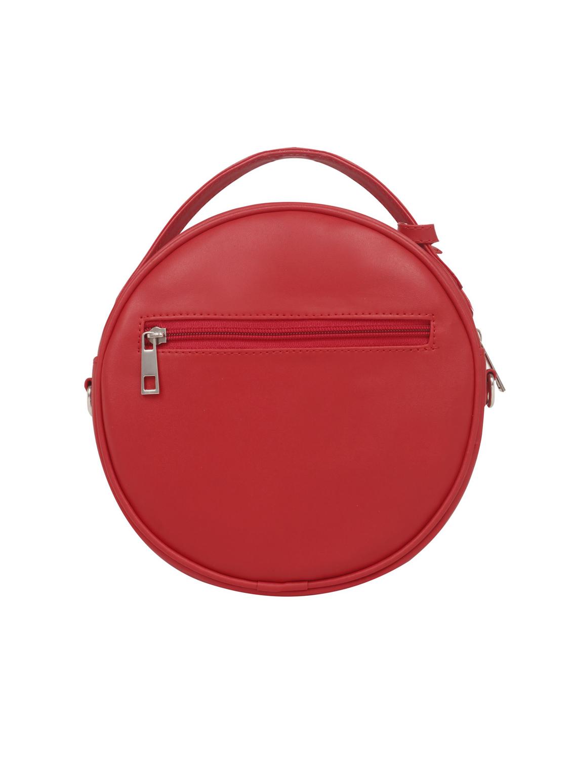 red leatherette (pu) sling bag - 17466766 - Standard Image - 1