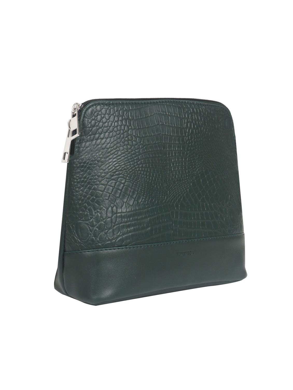 green leatherette (pu) sling bag - 17466784 - Standard Image - 4
