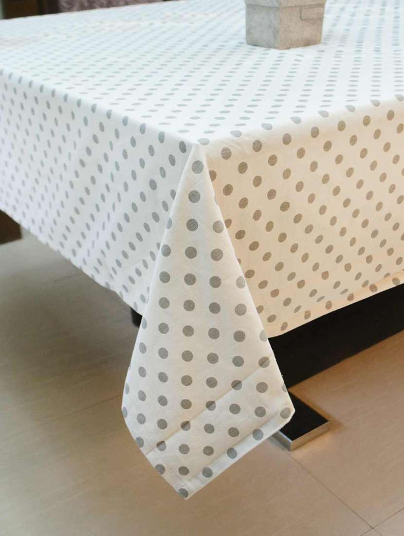  cotton polka dot print table cover