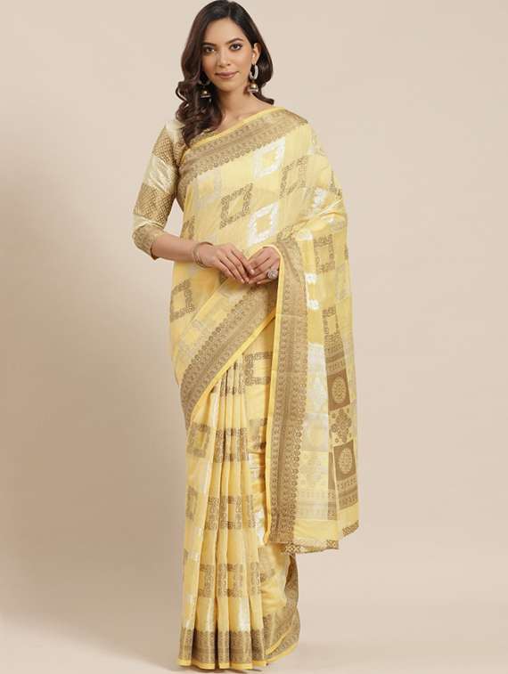 women's banarasi saree with blouse