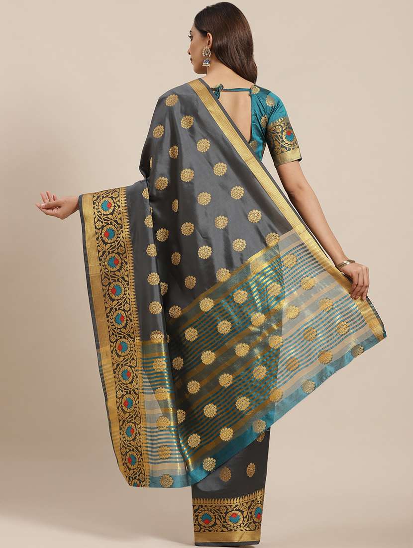 women's banarasi saree with blouse - 17469013 -  Standard Image - 1
