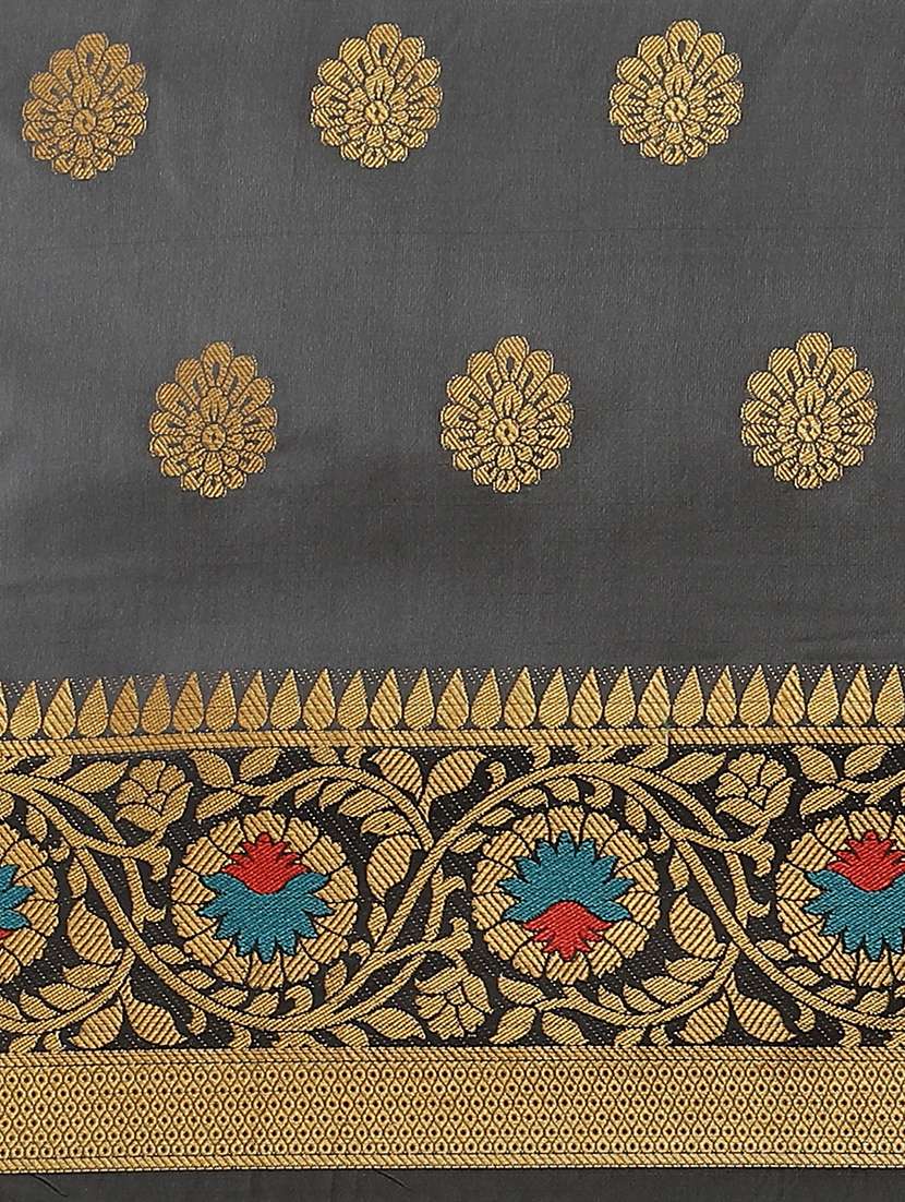women's banarasi saree with blouse - 17469013 -  Standard Image - 4