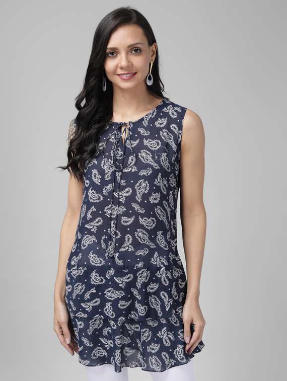 women's a line round neck top