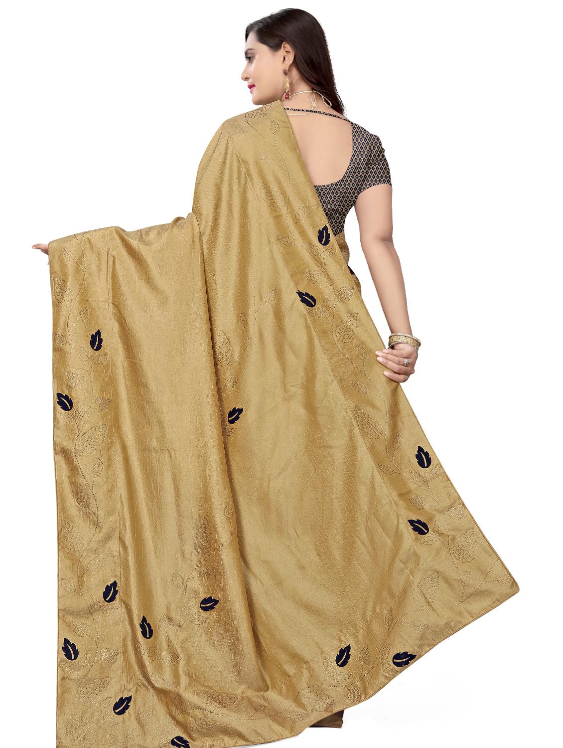 women's embellished saree with blouse - 17470790 - Standard Image - 1