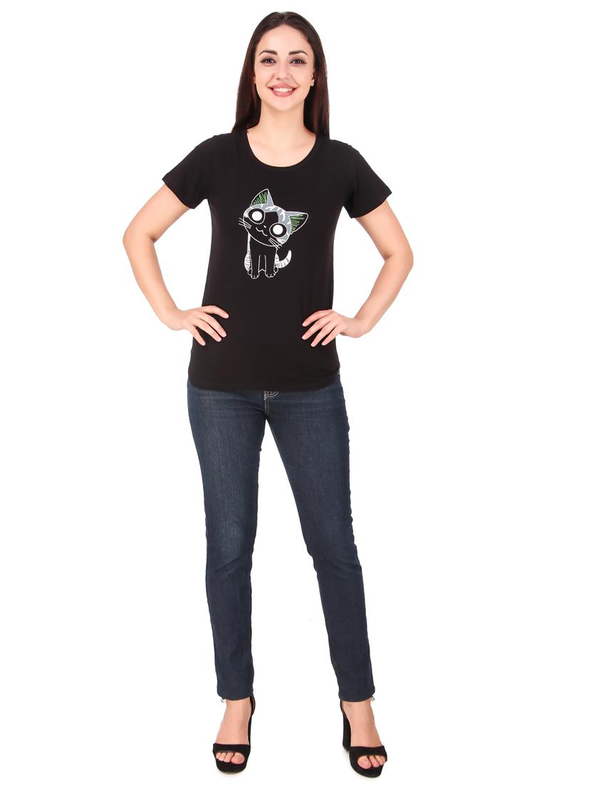 round neck quirky tee - 17471206 - Standard Image - 4