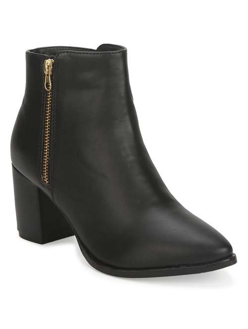 black ankle length boot - 17472868 - Standard Image - 0