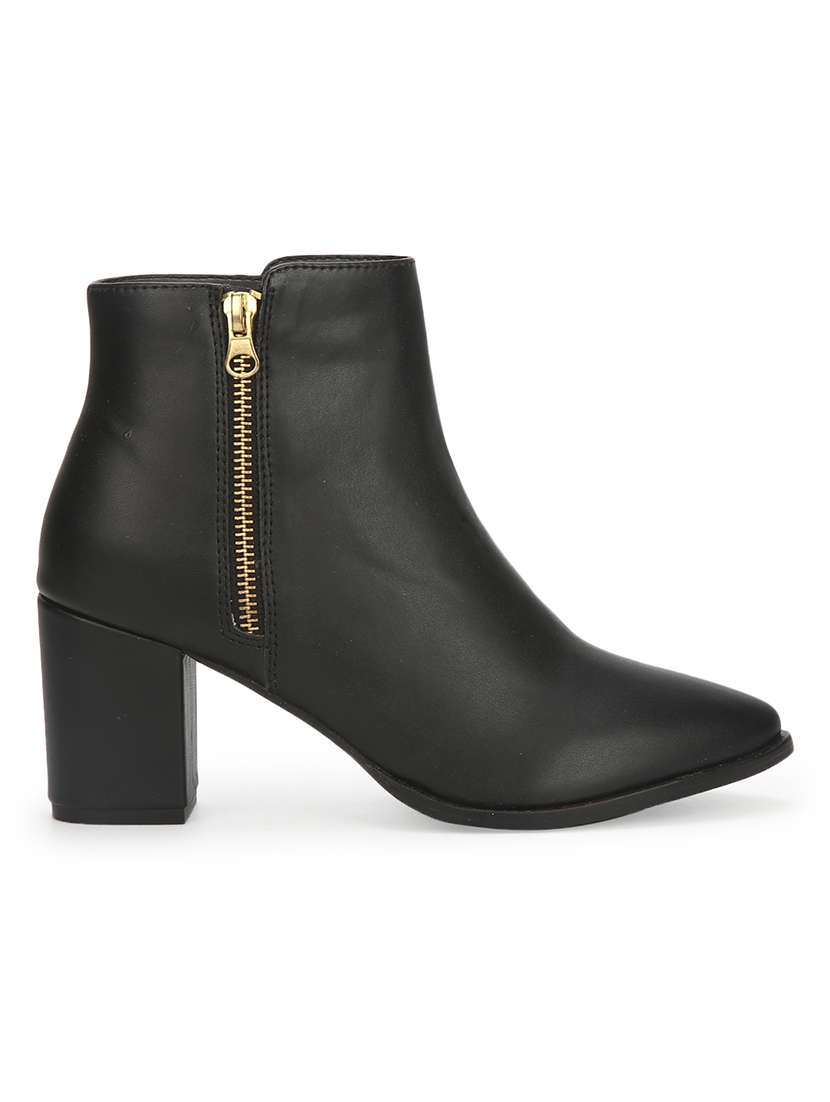 black ankle length boot - 17472868 - Standard Image - 1