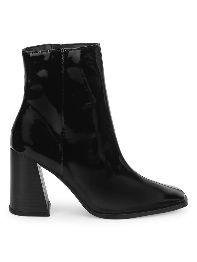 black ankle length boot - 17472869 - Standard Image - 1