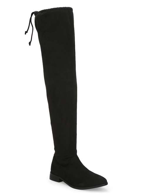 black knee length boot - 17472876 - Standard Image - 0