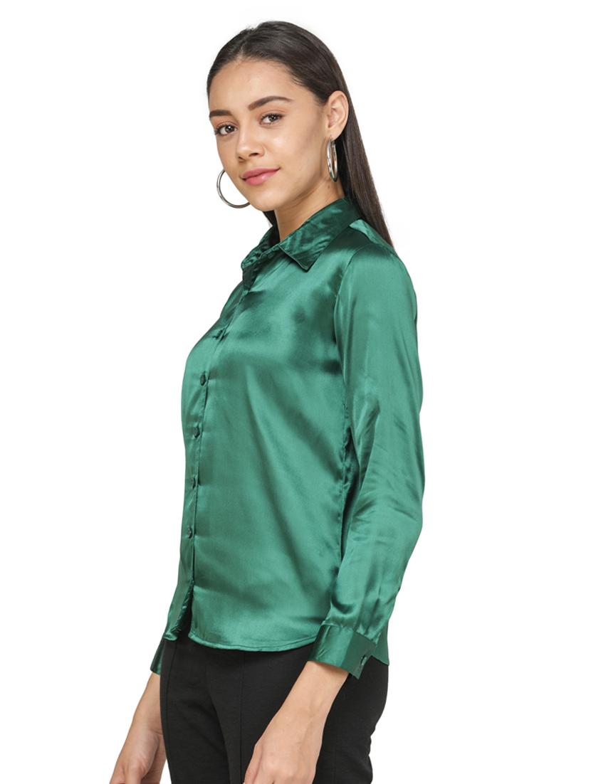 satin straight fit shirt  - 17473150 -  Standard Image - 1