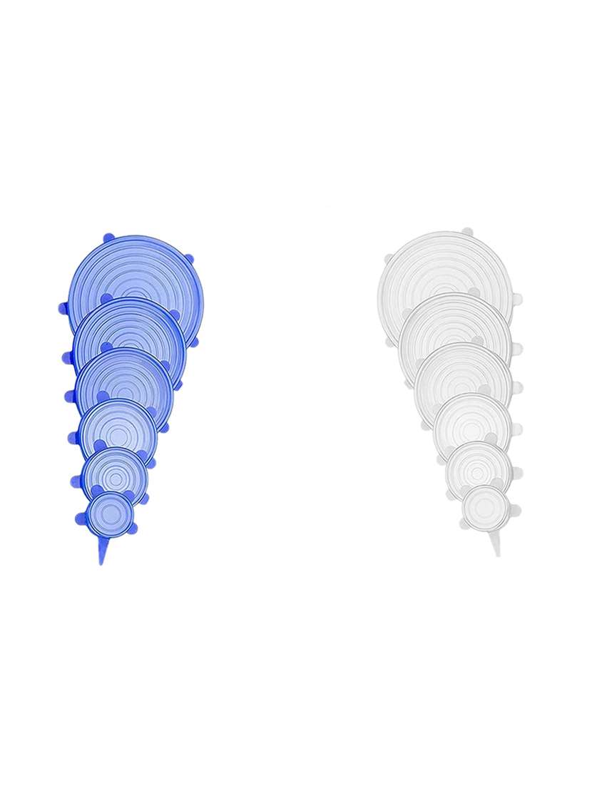 h'ent 6 pcs/set silicone cover fresh keeping stretch lids caps for food pot