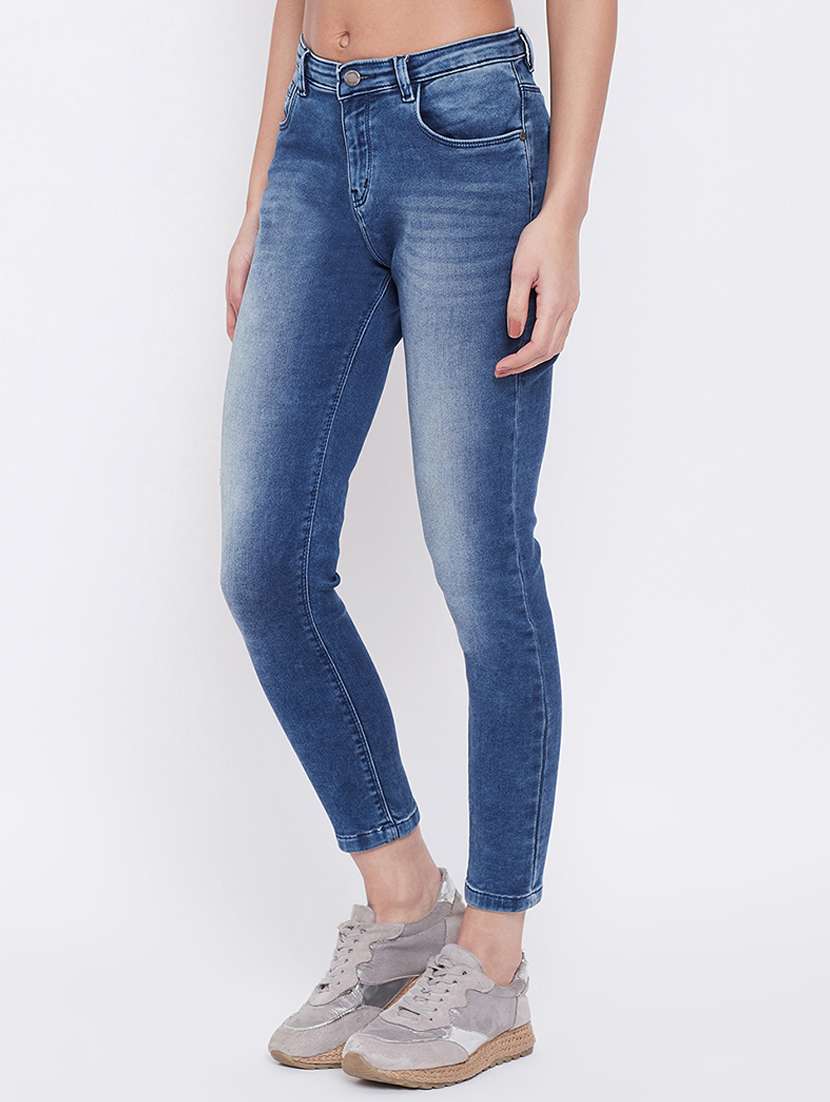 women's plain slim fit jeans - 17473958 -  Standard Image - 1