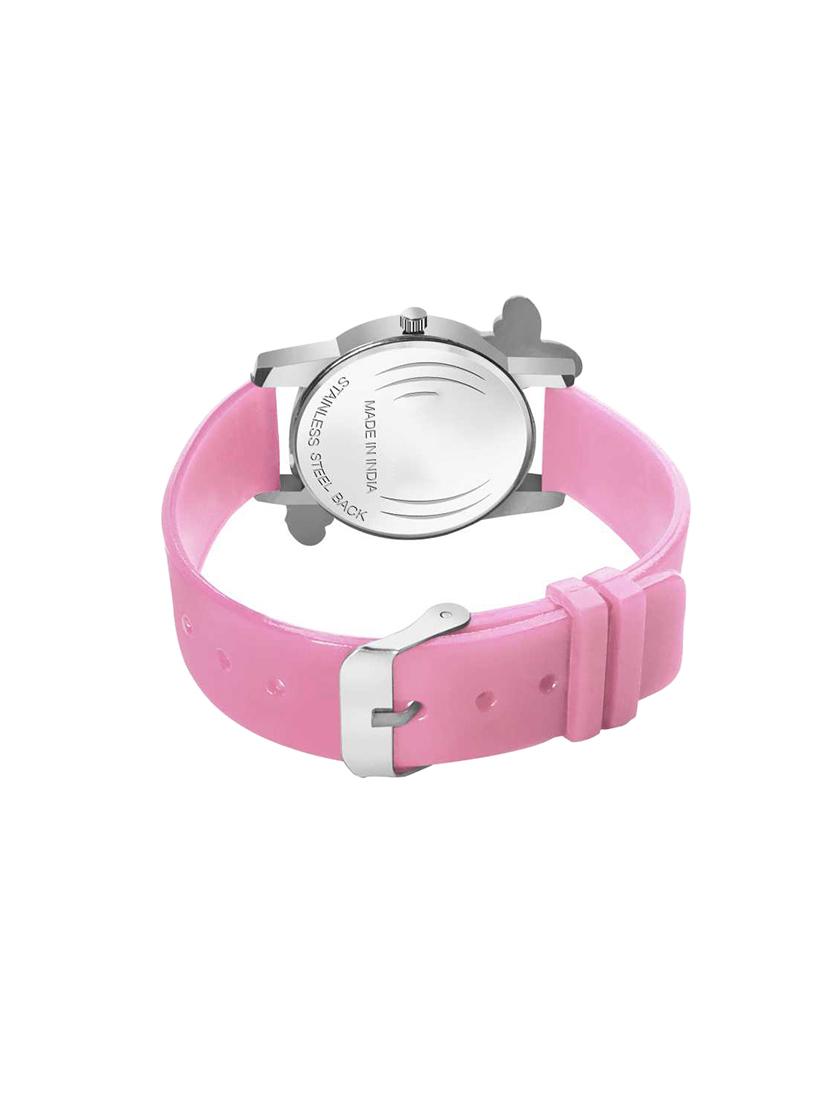  pink diamond studded attractive butterfly stylish women watch  - 17474134 -  Standard Image - 1