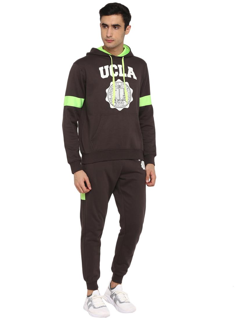 olive green printed track suit - 17474654 -  Standard Image - 1