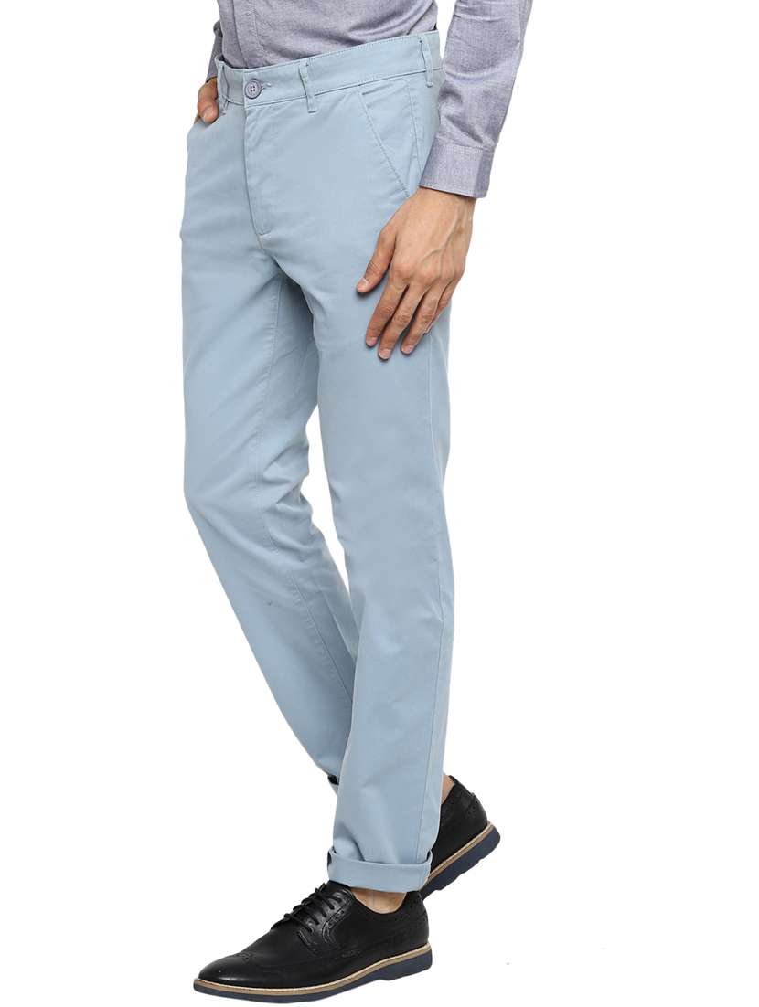 light blue solid chinos  - 17474731 -  Standard Image - 1