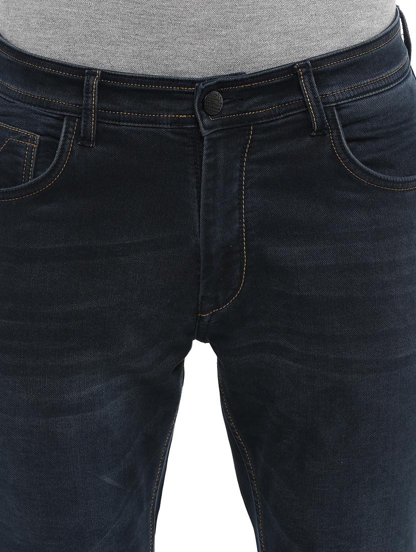 dark blue light washed denim jeans - 17474801 - Standard Image - 4