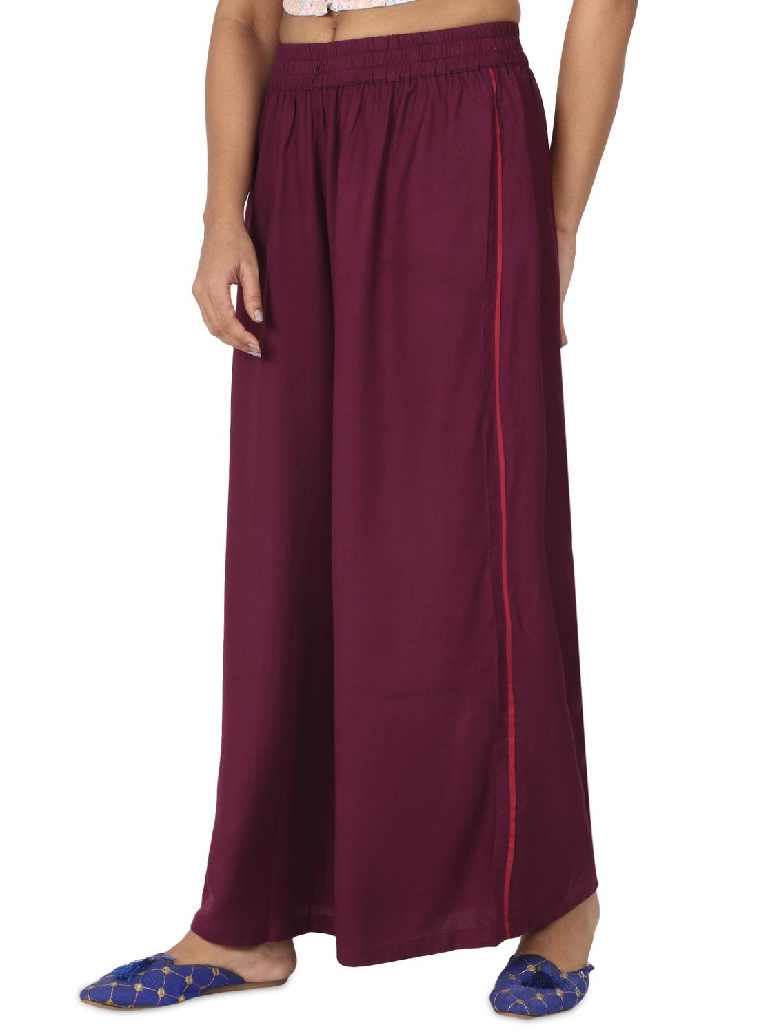 side piped palazzo - 17475144 - Standard Image - 1