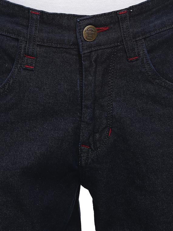 dark blue plain denim jeans - 17475148 - Standard Image - 4