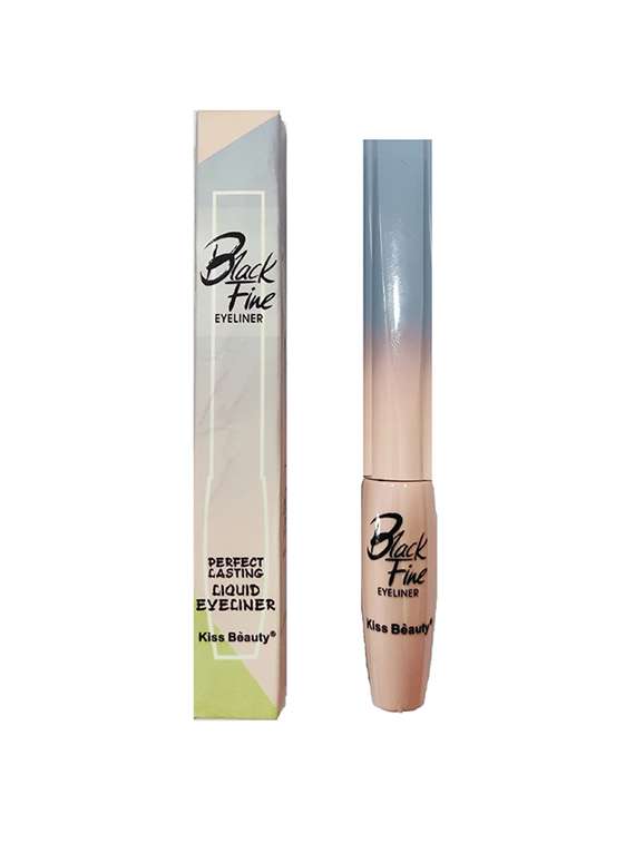 kiss beauty black fine liquid eyeliner 
