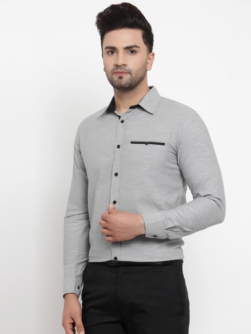 mens solids formal shirt - 17478163 -  Standard Image - 1