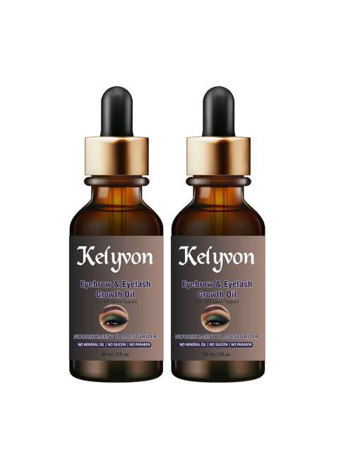  100% pure & natural eyebrow eyelash growth hair oil-60ml
