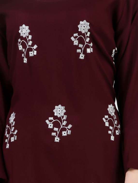 embroidered kurta palazzo set - 17482284 -  Standard Image - 4