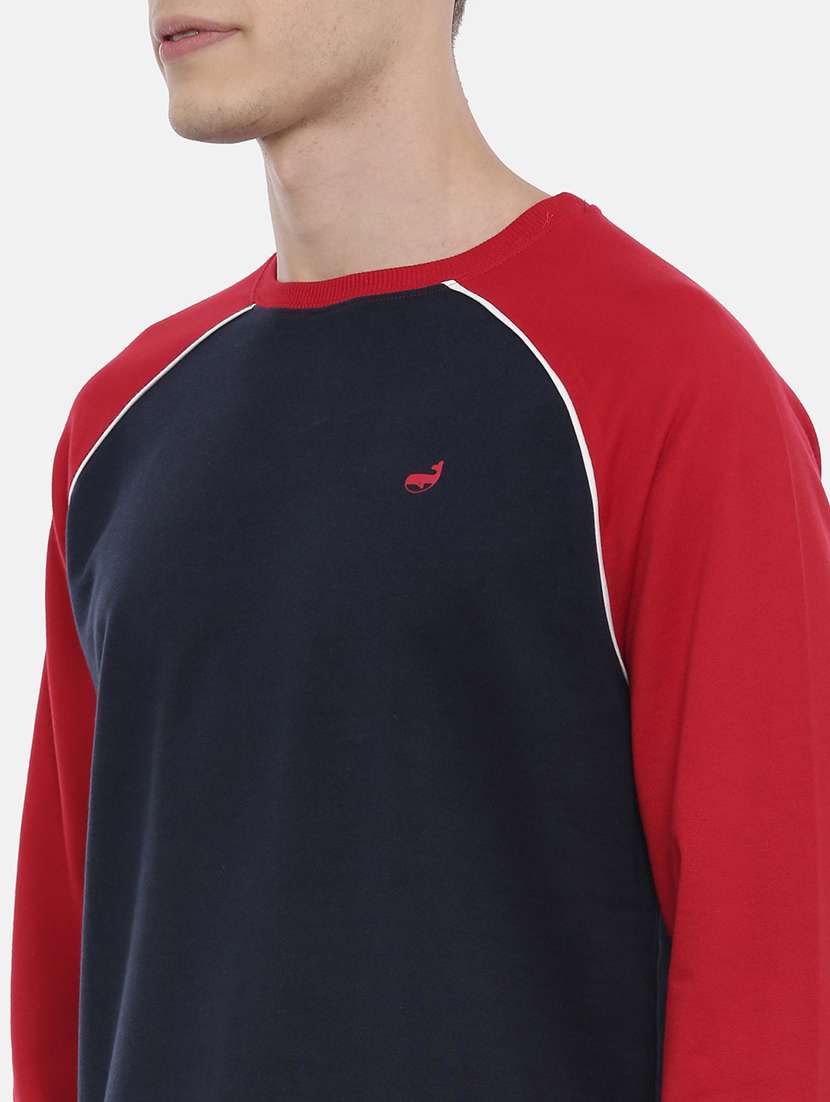 mens color block sweatshirt - 17483728 - Standard Image - 4