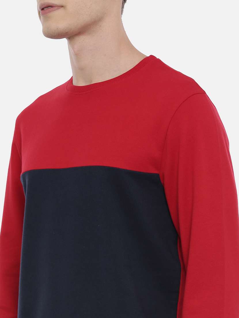 mens color block sweatshirt - 17483729 -  Standard Image - 4