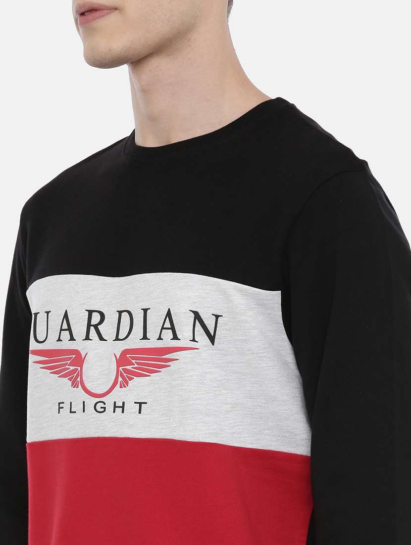 mens color block sweatshirt - 17483735 - Standard Image - 4
