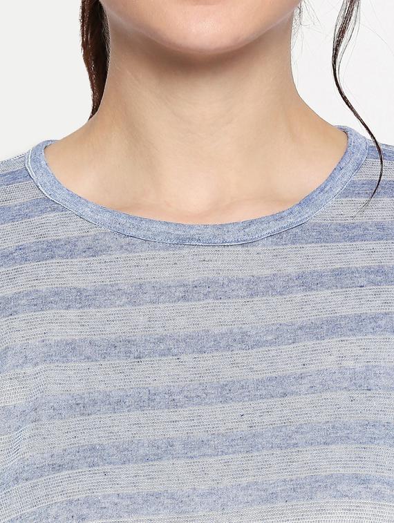 crew neck striped tee - 17484782 - Standard Image - 4