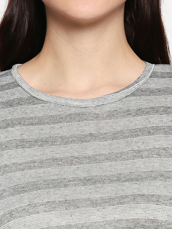 crew neck striped tee - 17484783 - Standard Image - 4