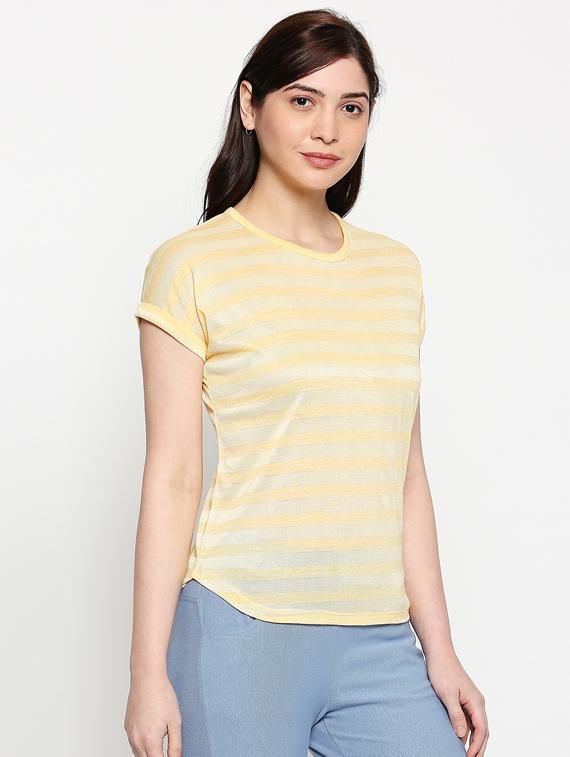round neck striped tee - 17484786 -  Standard Image - 1