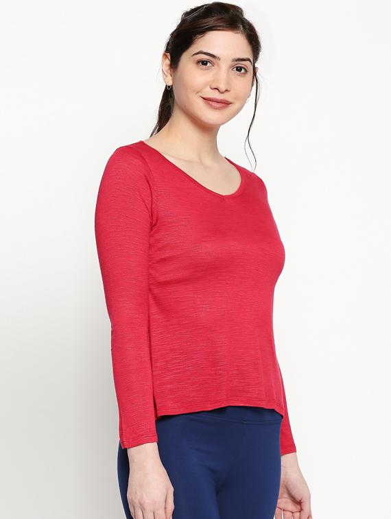vneck solid tee - 17484796 - Standard Image - 1