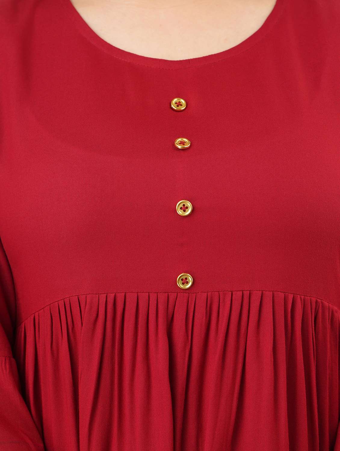 women's peplum round neck top - 17484887 -  Standard Image - 4