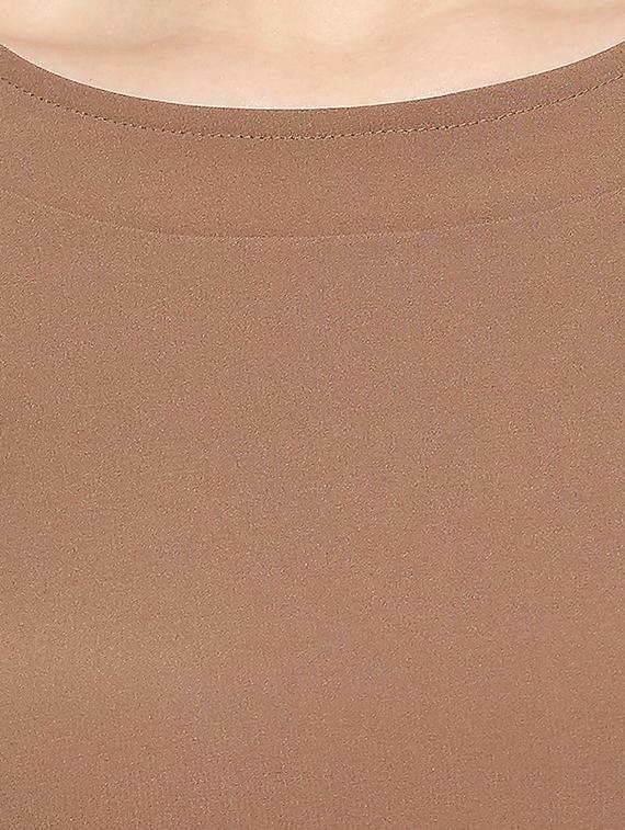 laced hem sheath dress - 17492557 - Standard Image - 4