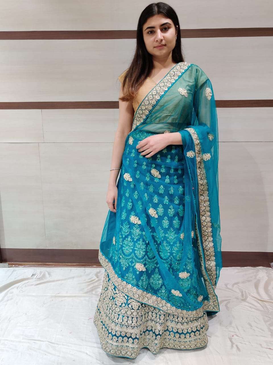 beautiful embroidered lehenga 