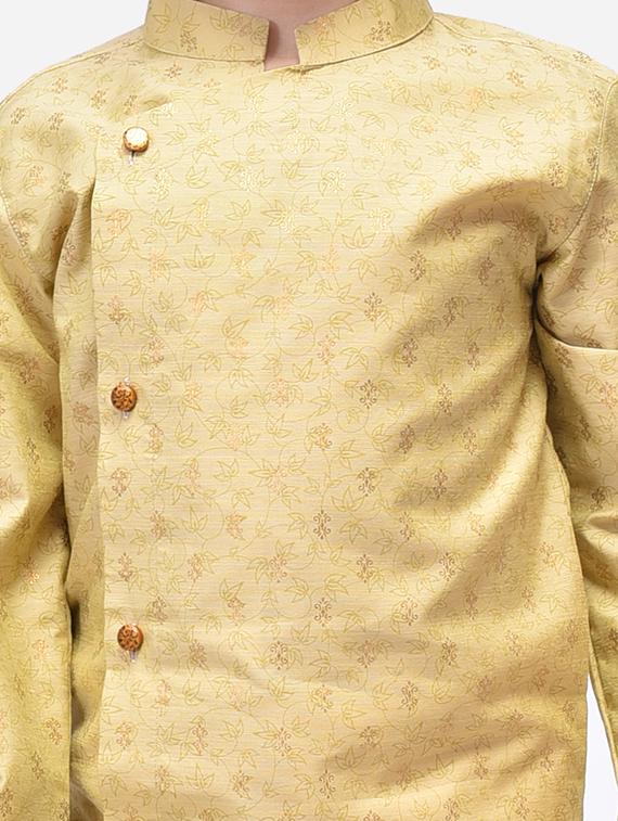 embellished kurta with pajama set - 17498962 - Standard Image - 4
