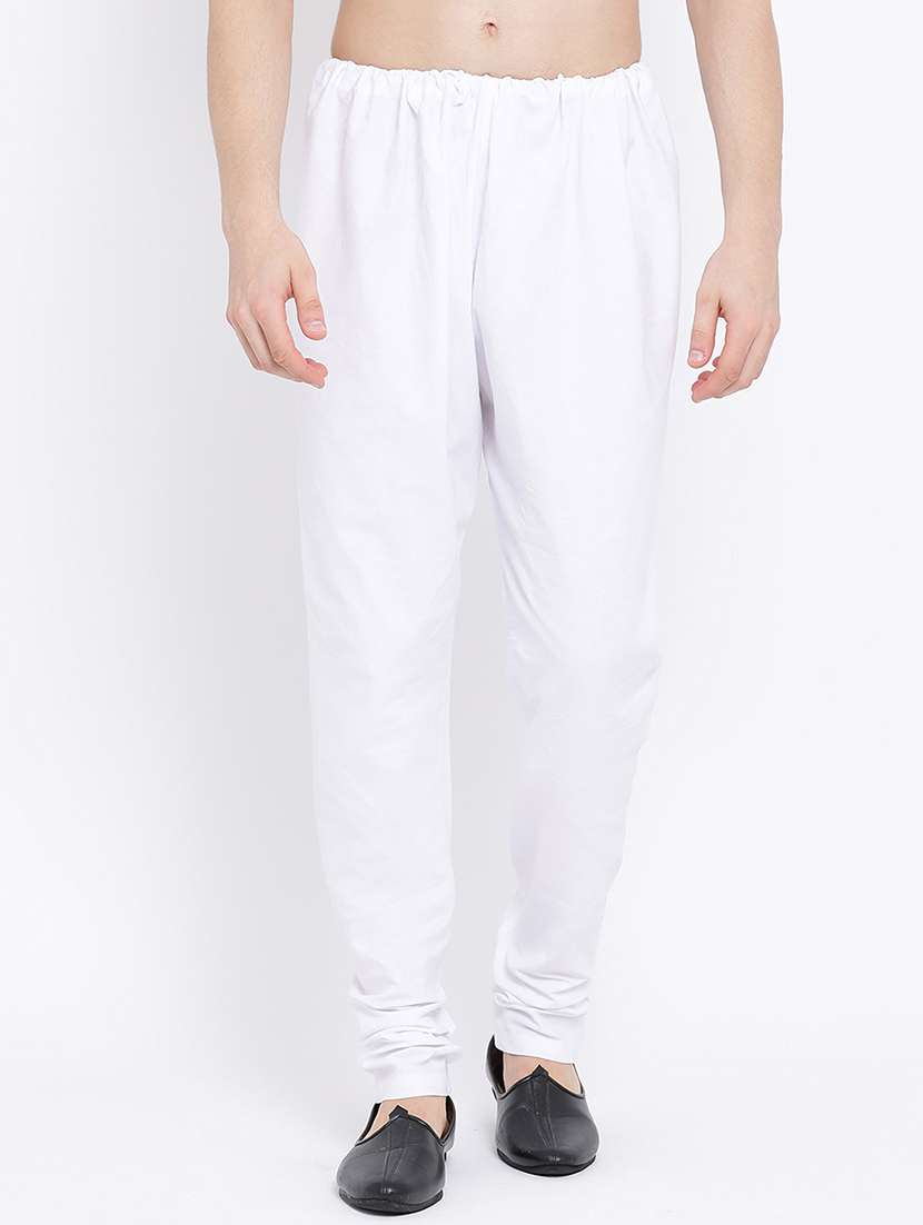 white solid churidar - 17499025 - Zoom Image - 0
