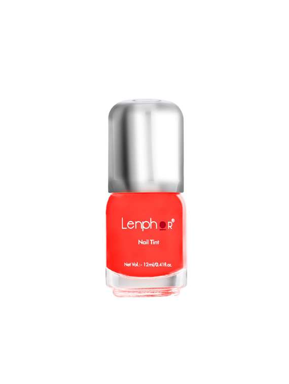 lenphor nail tint orange bar 08