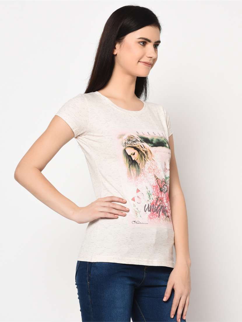 round neck graphic tee - 17501761 -  Standard Image - 1