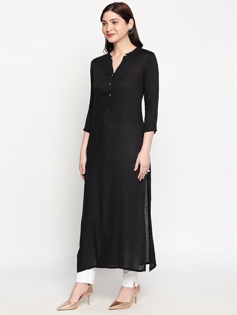 floral straight kurta - 17502120 - Standard Image - 1