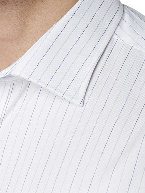 white striped formal shirt - 17502388 - Standard Image - 4