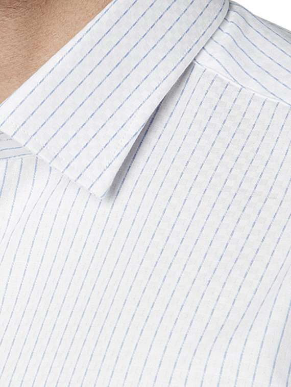 white striped formal shirt - 17502395 - Standard Image - 4