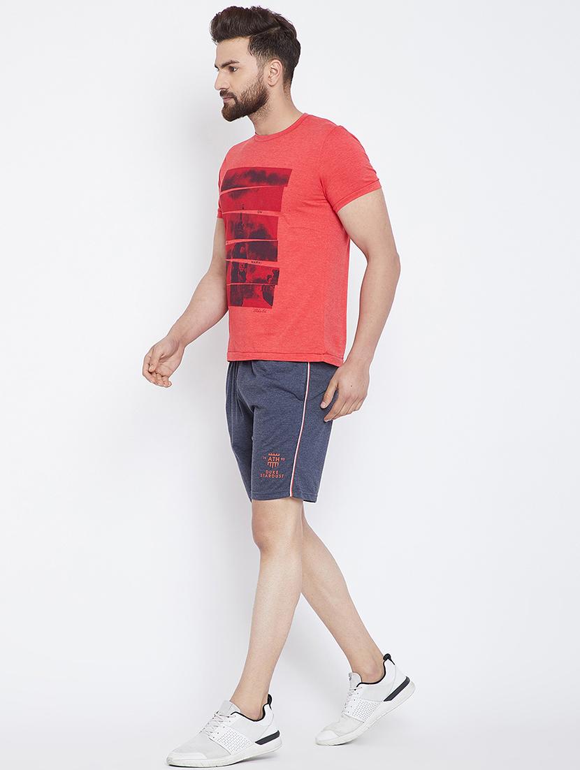 blue side taped shorts - 17502636 - Standard Image - 4