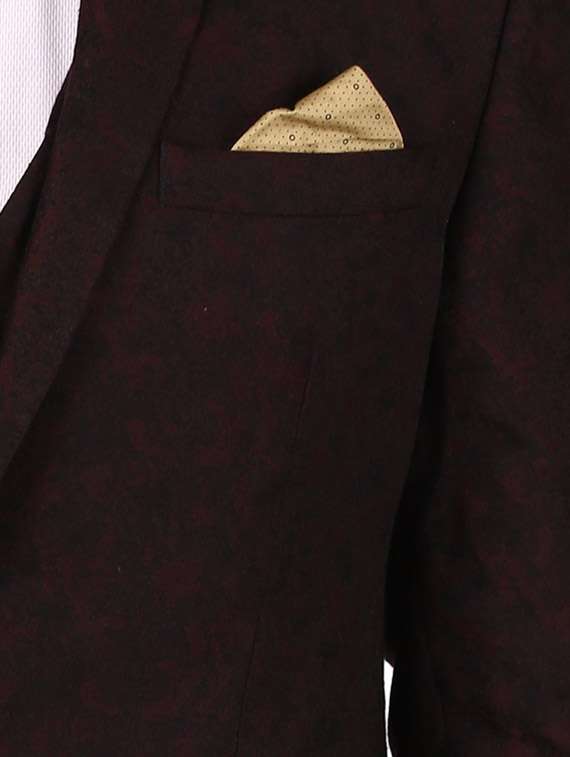 brown single breasted formal blazer - 17502744 - Standard Image - 4