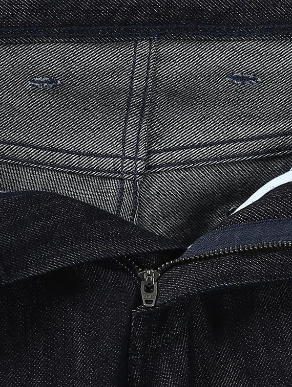 dark blue plain denim jeans - 17502838 - Standard Image - 4